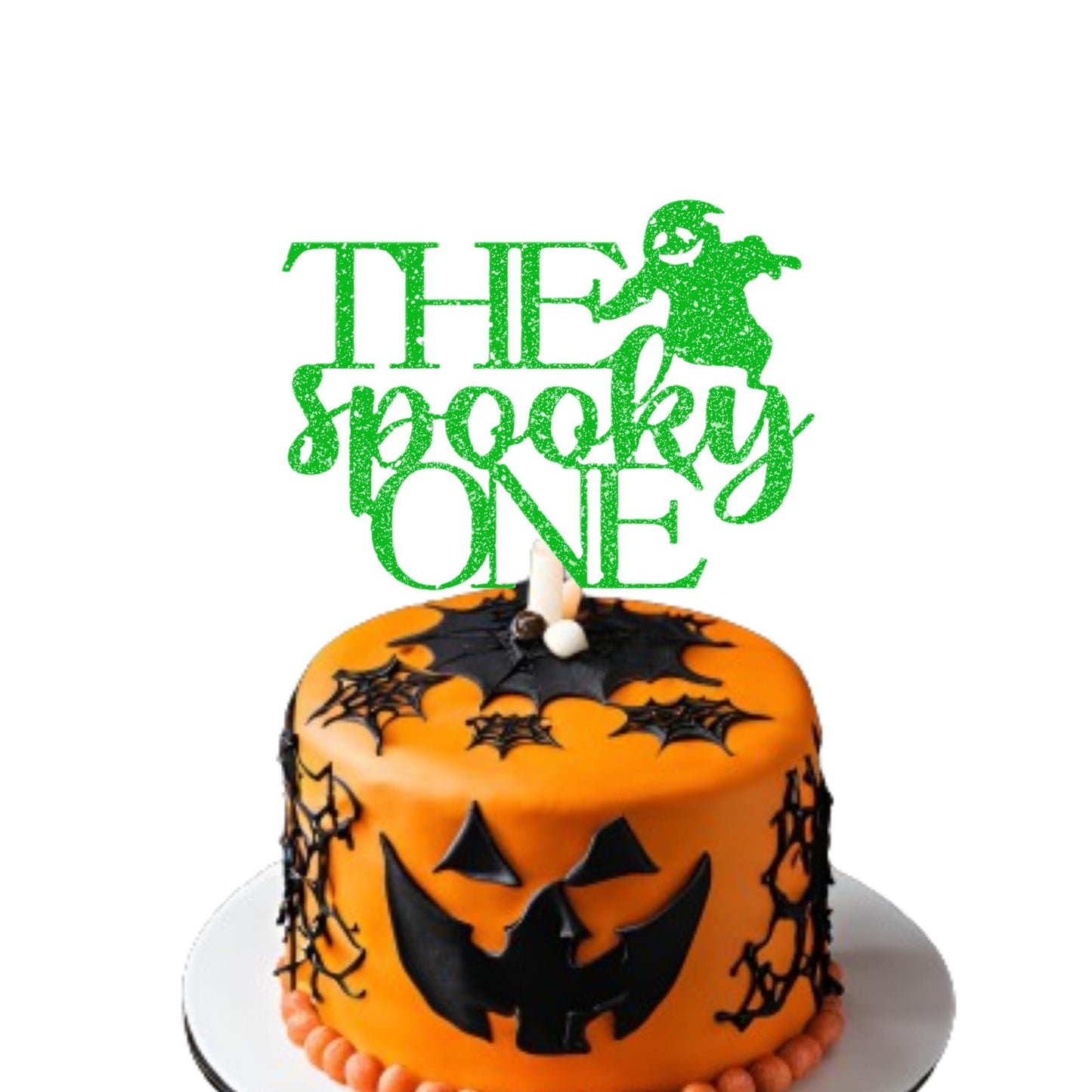 The Spooky One Cake Topper - Halloween Cake Topper - Halloween-Themed Cake Topper - Pumpkin Party Supplies Halloween Cake Decoration