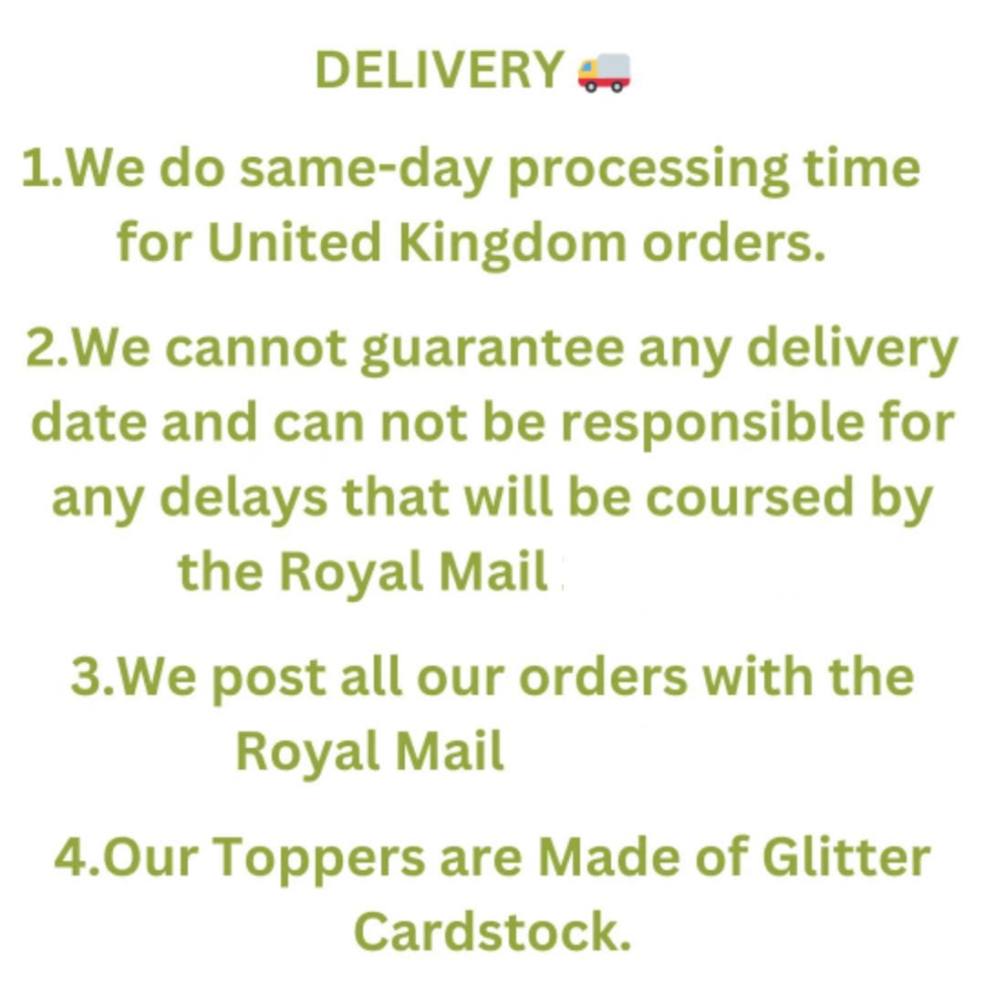 Personalised Custom Glitter Happy Birthday Party Decoration Cake Topper Any Age & Name 10 13th 14th 15th 16th 18th 21st 25th 30th 25th 30th